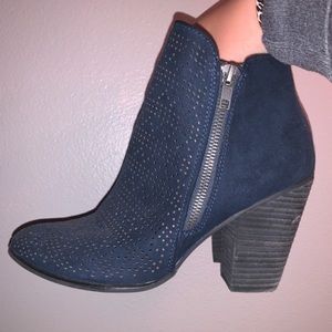 Navy Booties
